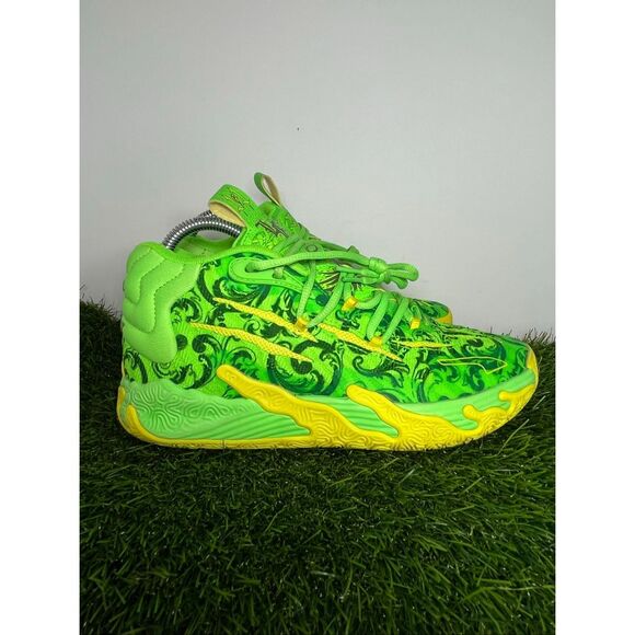 Puma MB.01 Melo Neon Green Volt Yellow Basketball Shoes Men’s Size 6 main image 6